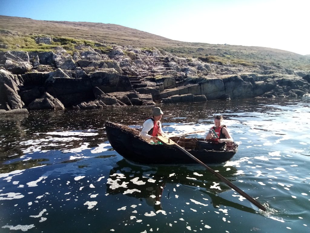West Cork hazel currach fishing Ireland